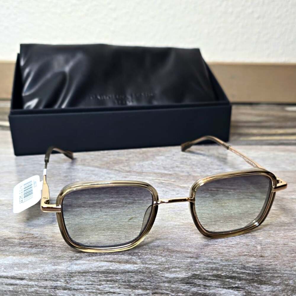 Carolina Lemke Play CL3692-3 Full Rim Gold Metal Eyeglass Frames 47-21-145